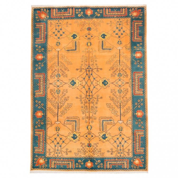 イランの手作りカーペット サブゼバル 番号 171902 - 206 × 295