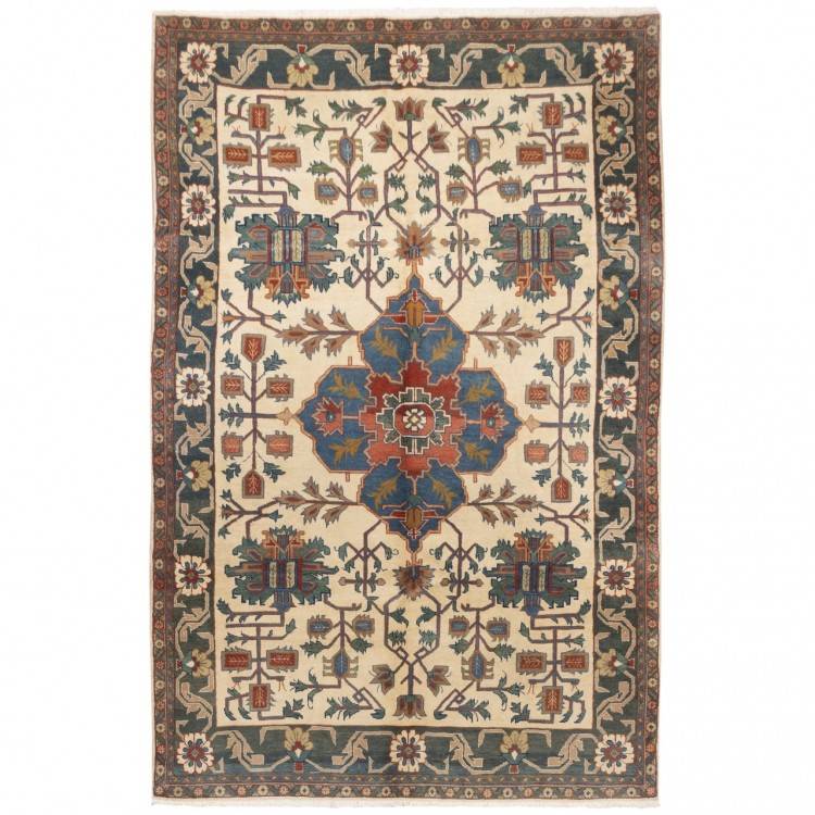 イランの手作りカーペット サブゼバル 番号 171911 - 193 × 291