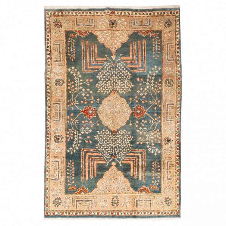 Персидский ковер ручной работы Сабзевар Код 171914 - 196 × 302