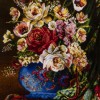 Tableau tapis persan Tabriz fait main Réf ID 903164