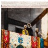 イランの手作り絵画絨毯 タブリーズ 番号 903236
