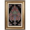 Tableau tapis persan Qom fait main Réf ID 903251