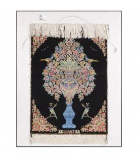 Tableau tapis persan Qom fait main Réf ID 903257