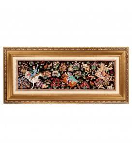 イランの手作り絵画絨毯 コム 番号 903270