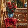 イランの手作り絵画絨毯 タブリーズ 番号 903280