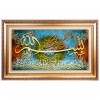 Tableau tapis persan Tabriz fait main Réf ID 903314