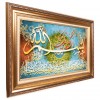 イランの手作り絵画絨毯 タブリーズ 番号 903314