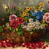 イランの手作り絵画絨毯 タブリーズ 番号 903335
