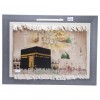 تابلو فرش دستباف منظره کعبه و مسجد النبی برجسته کد 901436
