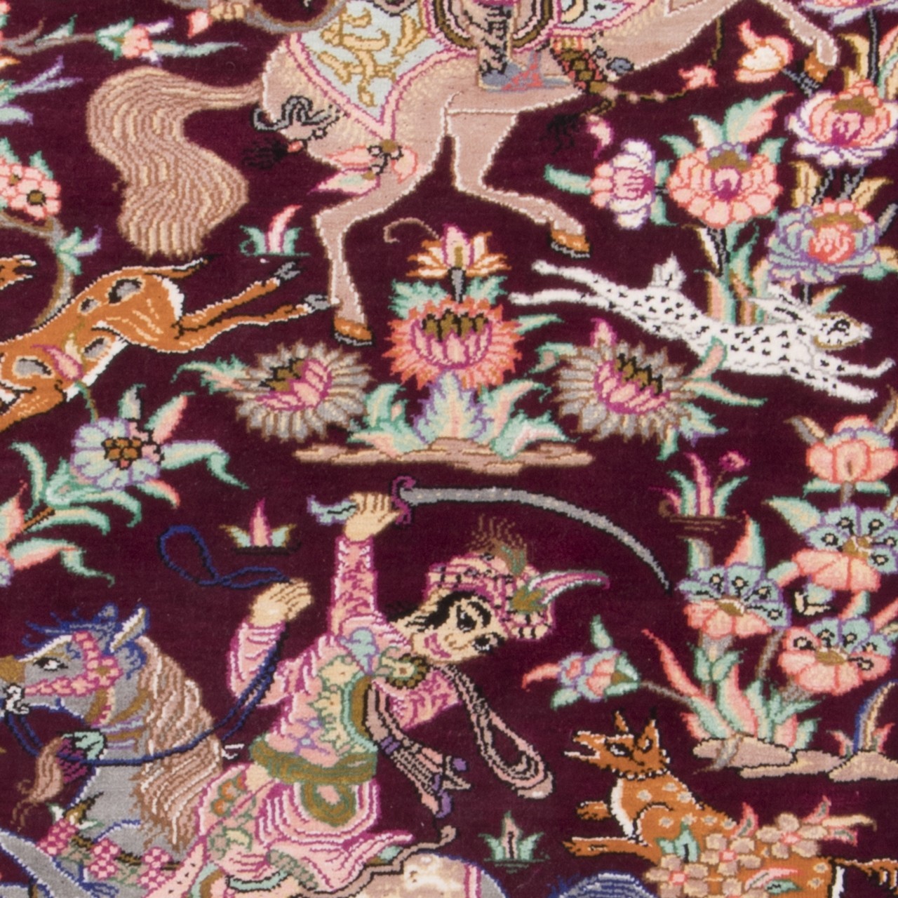 Pictorial Tabriz Carpet Ref: 901486