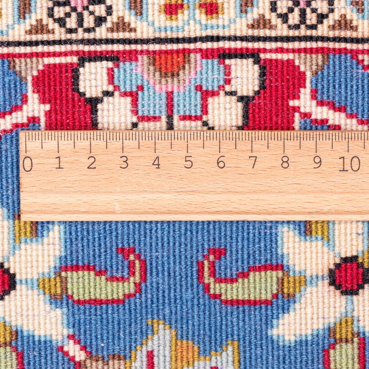 فرش دستباف قدیمی ذرع و نیم ورامین کد 166086