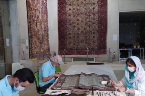 پروژه حفاظت ، مرمت و ساماندهی فرشهای موزه فرش ایران
