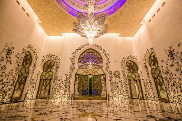 فرش ۶۰۰۰ متری مسجد شبخ زاید ابوظبی امارات